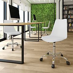 SILLA OFICINA BREMEN-Blanco