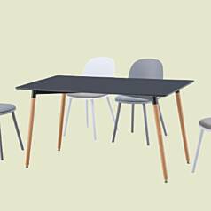 MESA RECTANGULAR FIJA ESTILO NORDICO 120