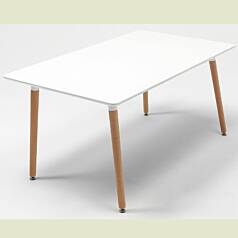 MESA RECTANGULAR EXTENSIBLE ESTILO NORDICO 140-180-220